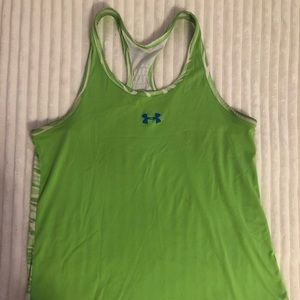 💥2/15$ Under armour racer back tank top size small